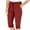 Red, variant on Htigea Clearance Women's Cargo Capris Pants Loose Fit Casual Hiking Pants Lightweight Travel Summer Pants for Women Today Sales Army Green,M