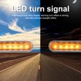 thumbnail image 3 of Motorcycle LED Turn  Running Lights Retro Style Blinker Indicator Lamp CB1000R Shadow XL700V Silver Wing DC12V, 3 of 7