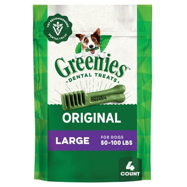 Greenies Original Large Natural Dental Dog Treats (Various Counts)