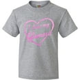 thumbnail image 3 of Inktastic I Love My Glamma in Pink Chalk Heart Youth T-Shirt, 3 of 5