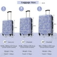 thumbnail image 3 of imerelez Hardshell Luggage Sets 3 pcs Spinner Suitcase with TSA Lock Lightweight-20"+24"+28" Luggages, 3 of 8
