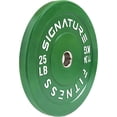 thumbnail image 2 of Signature Fitness 2 In. Olympic Bumper Plate Weight Plates with Steel Hub - 100% Virgin Rubber, 2 of 7