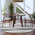 thumbnail image 4 of Grey White Ombre Round Rugs 7ft, Abstract Art Oil Painting Modern Non Slip Washable Rug Runner, Low Pile Indoor Floor Carpet Mat Bathroom Rugs for Living Room, Bedroom, Kids Room, 4 of 9