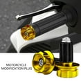 thumbnail image 3 of Pair Anti Aluminum Handlebar End Caps Universal For Motorcycle, 3 of 11