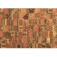 thumbnail image 1 of Ahgly Company Indoor Rectangle Patchwork Brown Transitional Area Rugs, 2' x 4', 1 of 4