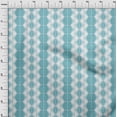 thumbnail image 3 of oneOone Silk Tabby Fabric Triangle & Hexagon Geometric Printed Fabric 1 Yard 42 Inch Wide, 3 of 4