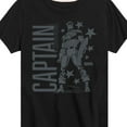 thumbnail image 3 of Marvel Captain America - Monochrome - Toddler and Youth Short Sleeve Graphic T-shirt, 3 of 5