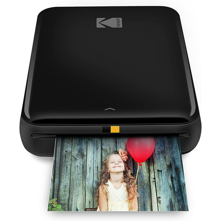Kodak Step Mobile Instant Photo Printer Go Bundle(Black) for Ios & Android