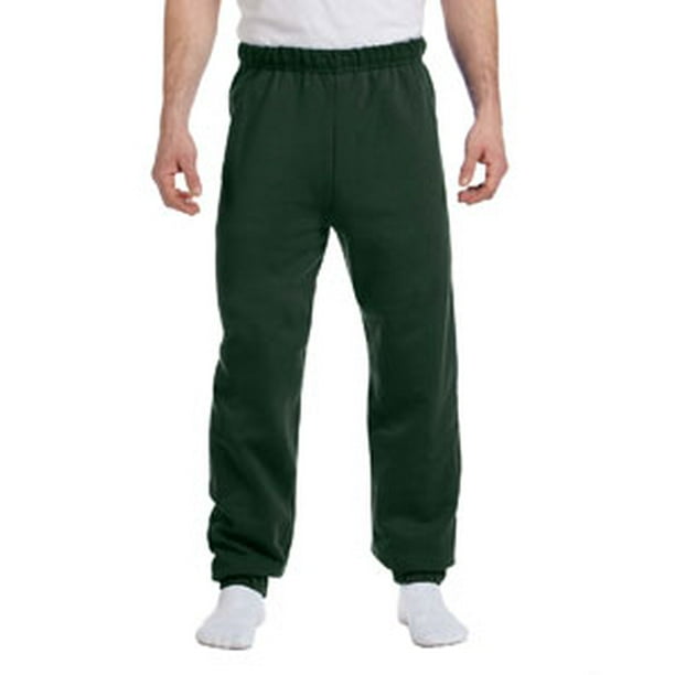 JERZEES - Jerzees 973 Adult 8 oz. NuBlend® Fleece Sweatpants - FOREST GREEN - L - Walmart.com