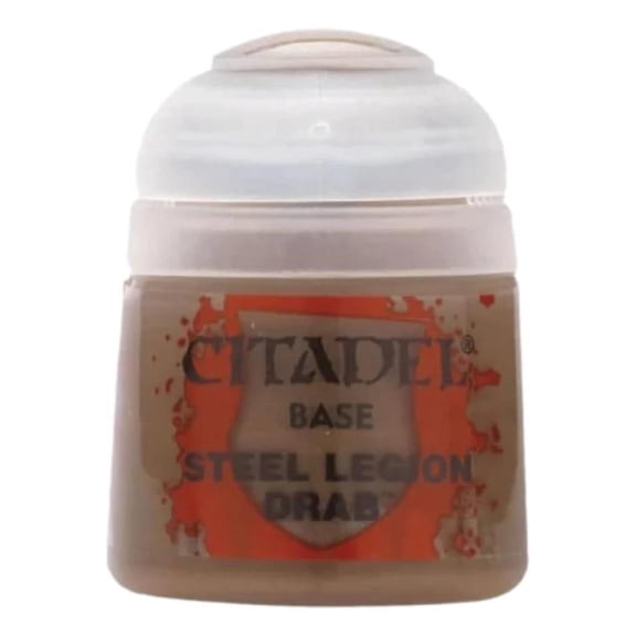Games Workshop Citadel Paint Base Paint: Steel Legion Drab 12Ml