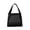Black, variant on Women's Mesh Beach Bag Foldable Beach Tote Bag Portable Large Capacity Breathable Handbag Handheld Makeup Bag,Black