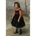 thumbnail image 3 of Jean-Baptiste-Camille Corot 13x18 Black Modern Framed Museum Art Print Titled - The Little Pie, 3 of 5
