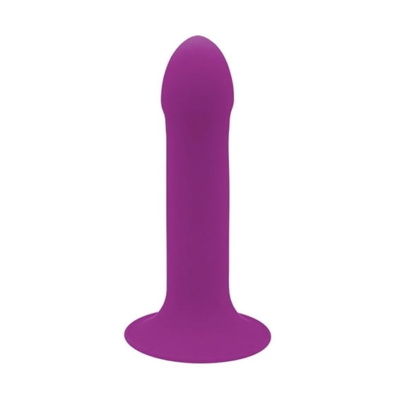 Adrien Lastic Hitsens 6 Squeeze 5" Silicone Dildo for Women with Suction Cup, Purple