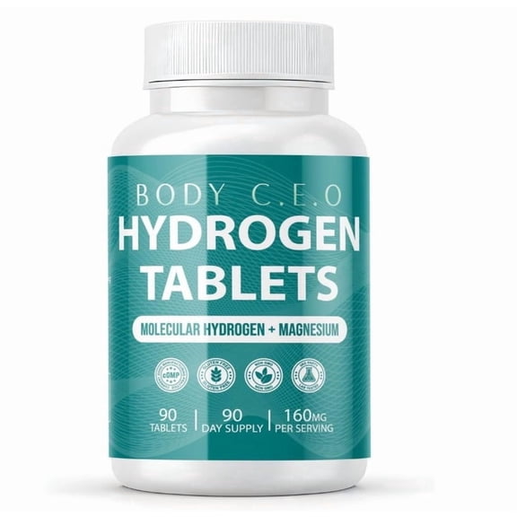 Molecular Hydrogen Tablets, 90 Count | Creates Hydrogen-Rich Water for Brain Health, Cognitive Support, Cellular Energy & Daily Wellness