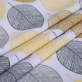 thumbnail image 5 of Bath Shower Curtain for Bathroom Scandi Leaf Design Fabric Shower Curtain Curtain for Bathroom Showers and Bathtubs 54" x 78" Inches Yellow, 5 of 7