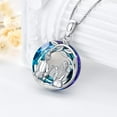 thumbnail image 2 of Hermanas Hermanas Regalos de cumpleaños Árbol de la vida Collar 2/3 Hermanas Plata de ley 925 con joyas de cristal para mujeres Niñas Hija Amigos Graduación TUNC Sencillez, 2 of 5