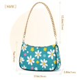 thumbnail image 3 of FORMRS Womens Shoulder Bag with Chain Strap Clutch Purse Cute Tote Handbag, Small Daisy, 3 of 7