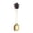 Style 1:Gold, variant on Gold Halloween Coffee Spoon, Purple Witch Hat Stainless Steel Stirring Spoon for Dessert Beverage