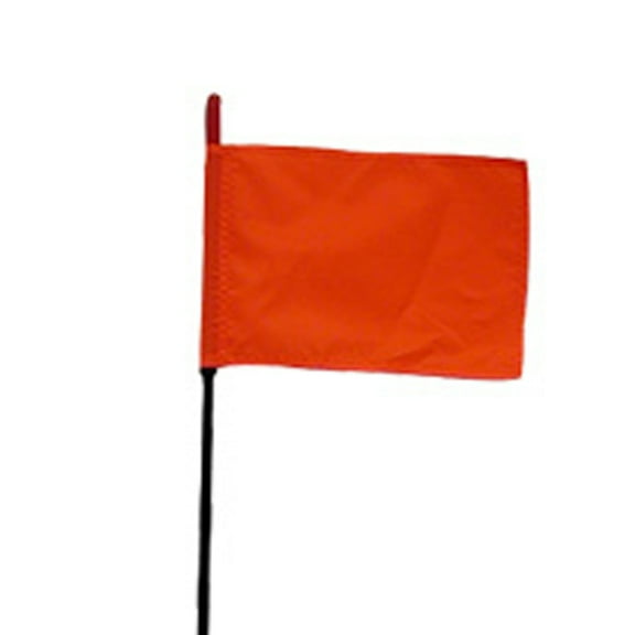 HQ POWERSPORTS F6-BLACK-8120R Black Fire Stick with Orange Safety Flag - 6FT