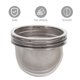 thumbnail image 2 of Puedes colador de 4 piezas para tetera de té, filtro de inserción, antifugas, de acero inoxidable, para viajes, 2 of 6
