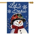 thumbnail image 1 of Banner AVOIN colorlife Let It Snow, 71 x 102 cm, doble cara, 1 of 7
