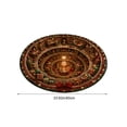 thumbnail image 3 of Christmas 3D Rug Round Optical Illusion Non-Slip,Non-Slip & Wear-Resistant, Machine Washable, Indoor Entryway Use, Festive Holiday Decor, 3 of 5
