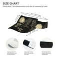 thumbnail image 2 of Bingfone Adjustable Empty Top Sun Visor for Women and Men-Gothic Winged Skull, 2 of 6