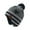 Dark Gray, variant on CYRBOKO Boys Beanies with Pompom, Casual Soft Earflap Thermal Winter Hats Dark Gray Size 8-15 T