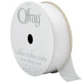 thumbnail image 2 of (3 pack) Offray Ribbon, White 7/8 inch Sheer Ribbon, 12 feet, 2 of 11
