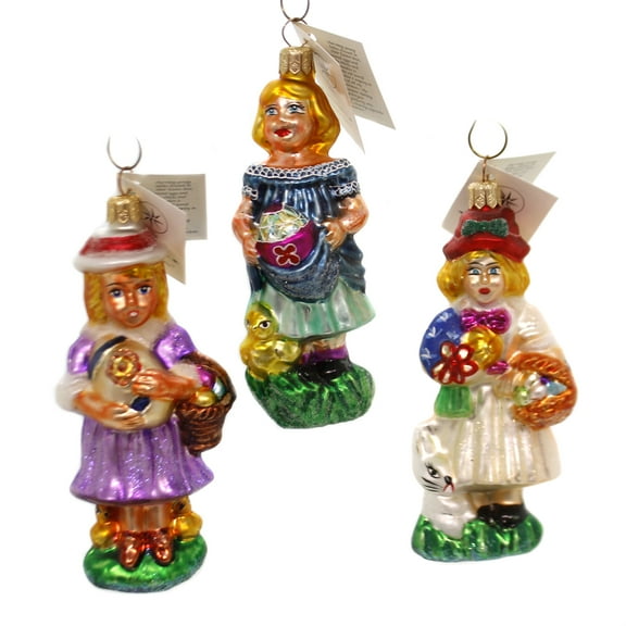 Christopher Radko 5.00In Spring Maidens, Glass, Ornament Set/3 Limited Edition 98Sp34