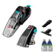 BISSELL® Pet Stain Eraser™ Duo Cordless Portable Deep Cleaner and Hand Vacuum with BISSELL® PET PRO OXY Spot & Stain Formula, 3705