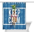 thumbnail image 1 of MKHERT Hipster Quotes Keep Calm Pineapple in Sunglasses Decor Waterproof Polyester Fabric Shower Curtain Bathroom Sets Hooks 60x72 inch, 1 of 1