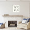thumbnail image 2 of Stupell Industries Don't Worry Beach Happy Smile Coastal Painting Gray Framed Art Print Wall Art, 2 of 7