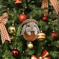 thumbnail image 6 of Nkmbld Christmas Tree Ornaments Christmas Forest Animalss Ornaments Acorn Raccoons Pendants for Tree Walls Windows Doors Car Interiors Decors, 6 of 8