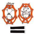 thumbnail image 2 of Clavos de hielo para zapatos crampones de 19 dientes de alta elasticidad engrosados ​​para caminar para montañismo para mujeres para caminatas al aire libre para hombres, 2 of 8