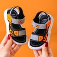 thumbnail image 5 of Tennyeal Kids Boys Summer Sports Sandals Boys Girls Sandals Summer Outdoor Athletic Kids Sport Water Shoes for Toddler/Little Kid for US 12,Grey, 5 of 5