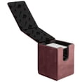 thumbnail image 2 of Ultra PRO: Suede Collection - Alcove Flip (Ruby), 2 of 7