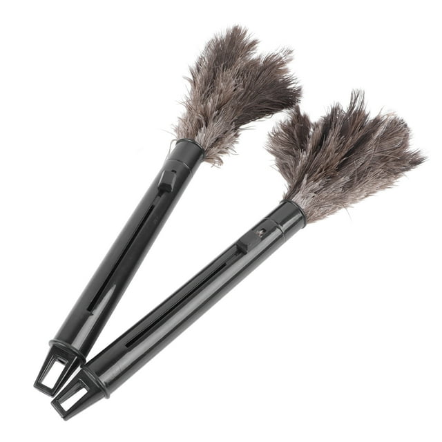 Plumero De Pluma Retráctil, Longitud Ajustable De Plumas De Polvo Multifuncional De 2 Piezas.