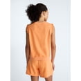 thumbnail image 3 of Scoop Women's Sleeveless Ruffle Top, Sizes XS-XXL, 3 of 5