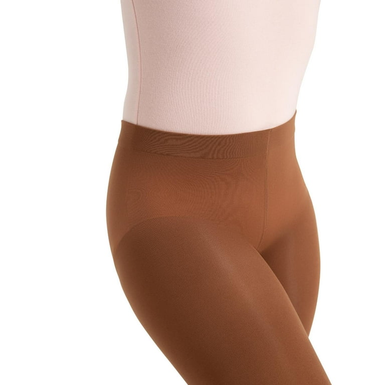 Capezio Toddler Ultra Soft Self Knit Waistband Transition Tights 1916X (2-6)