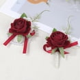 thumbnail image 5 of Wedding Artificial Flower Corsage and Boutonniere Set Elegant Wrist Floral Arrangement for Bridesmaids Grooms Prom Formal Events Ceremony Party Favors Mother’s Day Gife 1Pcs, 5 of 5