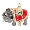 thumbnail image 1 of Joyero con forma de elefante Bling Bling artesanía excepcional, 1 of 12