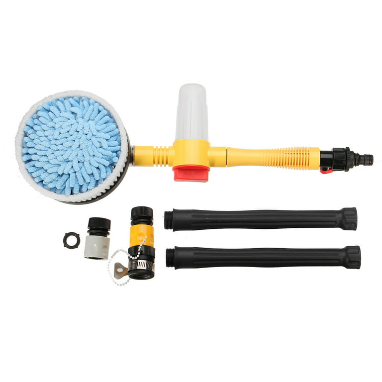 Meterk Car Wash Brush, Car Cleaning Kit, 360° Spin Car Wash Mop,  High-pressure Foam Car Cleaning Brush, Detachable & Extendable Scrub Brush,  For Car