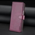 thumbnail image 5 of For Samsung Galaxy Z Fold 7 Phone Case Wallet,[RFID-Blocking] [Card Holder/Cash Slots] [Kickstand] Magnetic Clasp Leather Protective Flip Cover Men Women for Samsung Galaxy Z Fold 7,Winered, 5 of 9
