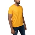 thumbnail image 3 of X RAY JEANS Mens Basic V-Neck Short Sleeve T-Shirt, Saffron, XS, 3 of 4