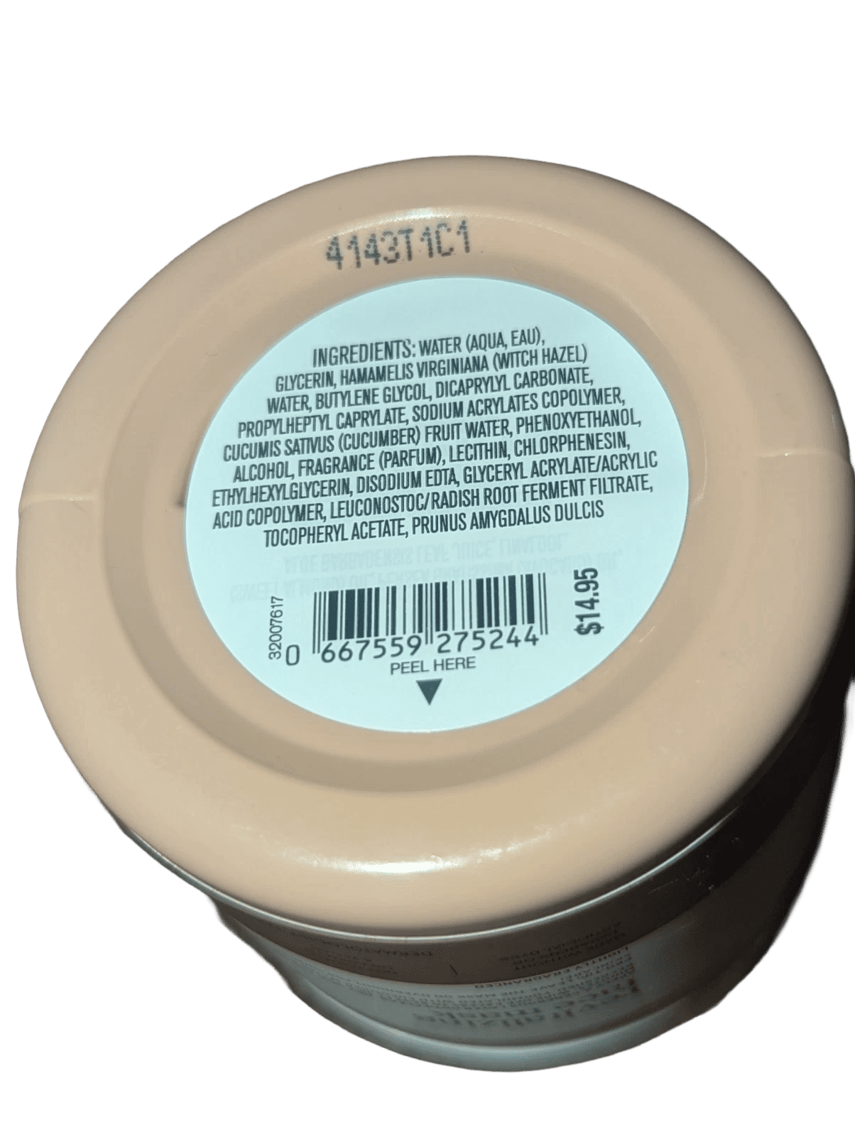 Bath & Body Works Revitalizing Face Mask Cucumber Water & Witch Hazel 4oz