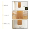 thumbnail image 2 of Folding Cloth Lampshade Simple Hanging Lamp Shade Pendant Lamp Ceiling Light Shade, 2 of 6