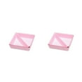 thumbnail image 3 of Caja de almacenamiento de cintas Bewildely fieltro Rosa 2Conjunto, 3 of 6