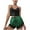 Green, variant on Elainilye Fashion Pajama Sets for Women Soft Homewear Shorts Suspender Vest Shorts Sets Lace 2 Piece Pajama Suit,Red