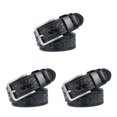 thumbnail image 1 of relayinert Classy And Durable PU Belt For Men Wear-resistant And Fine Workmanship Coffee Black 115cm 3Set, 1 of 6